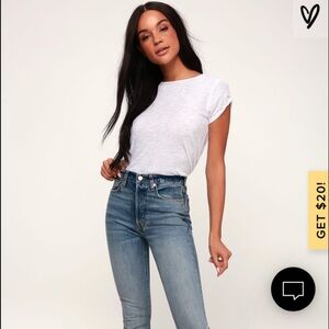 SALE Free people size 30 high rise hidden button jeans